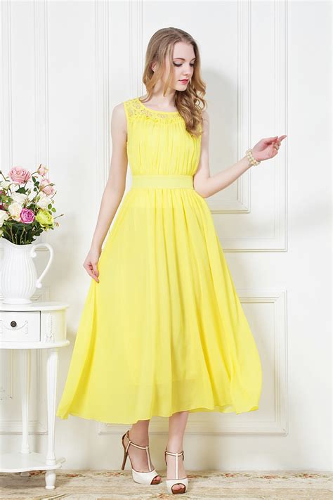 Women's Yellow Dresses 